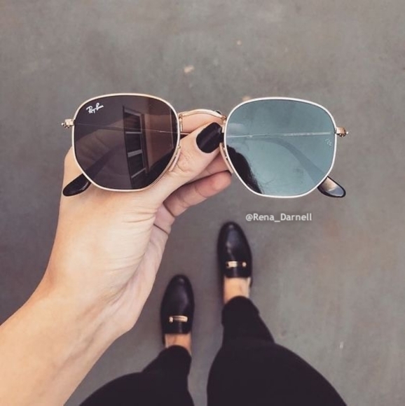 Ray Ban Hexagonal RB3548N Green Lens New - Picture 10 of 13